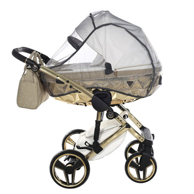 JUNAMA HANDCRAFT GLITTER GOLD - 3IN1 (INCLUDES CAR SEAT)