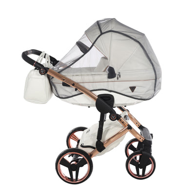 JUNAMA FLUO INDIVIDUAL WHITE ROSE GOLD - 3IN1 (INCLUDES CAR SEAT)