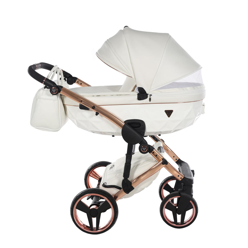 JUNAMA FLUO INDIVIDUAL WHITE ROSE GOLD - 3IN1 (INCLUDES CAR SEAT)