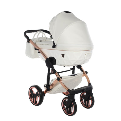 JUNAMA FLUO INDIVIDUAL WHITE ROSE GOLD - 3IN1 (INCLUDES CAR SEAT)