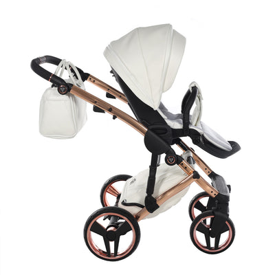 JUNAMA FLUO INDIVIDUAL WHITE ROSE GOLD - 3IN1 (INCLUDES CAR SEAT)