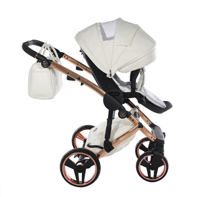 JUNAMA FLUO INDIVIDUAL WHITE ROSE GOLD - 3IN1 (INCLUDES CAR SEAT)