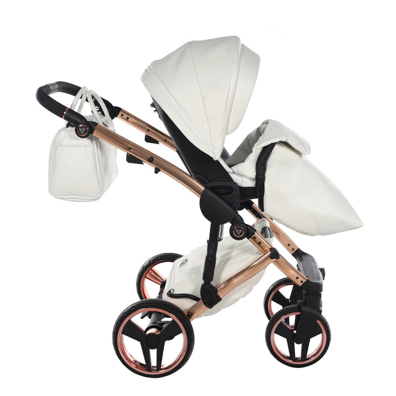 JUNAMA FLUO INDIVIDUAL WHITE ROSE GOLD - 3IN1 (INCLUDES CAR SEAT)