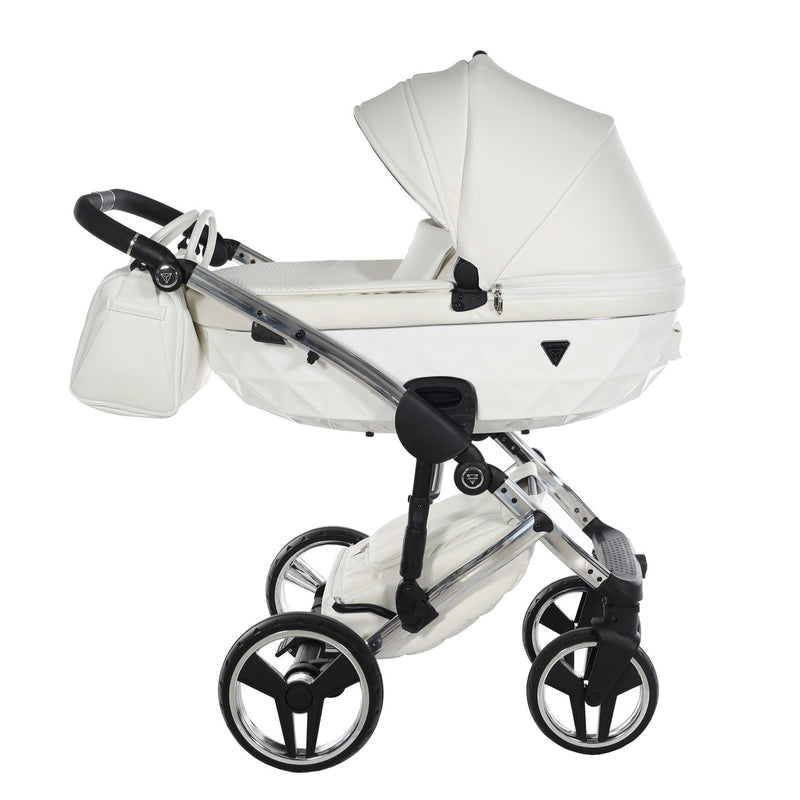 JUNAMA FLUO INDIVIDUAL WHITE SILVER - 3IN1 (INCLUDES CAR SEAT)