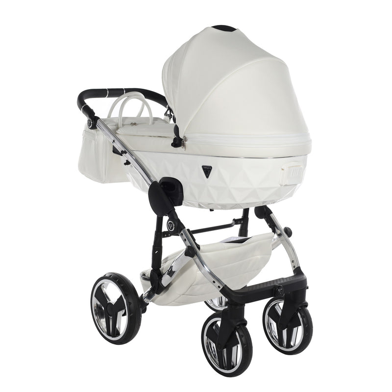 JUNAMA FLUO INDIVIDUAL WHITE SILVER - 3IN1 (INCLUDES CAR SEAT)