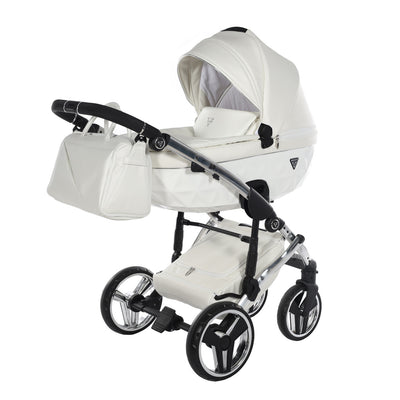 JUNAMA FLUO INDIVIDUAL WHITE SILVER - 3IN1 (INCLUDES CAR SEAT)