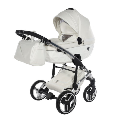 JUNAMA FLUO INDIVIDUAL WHITE SILVER - 3IN1 (INCLUDES CAR SEAT)