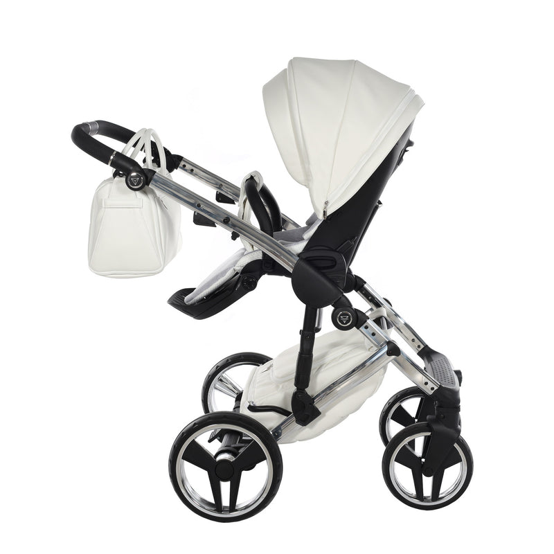 JUNAMA FLUO INDIVIDUAL WHITE SILVER - 3IN1 (INCLUDES CAR SEAT)