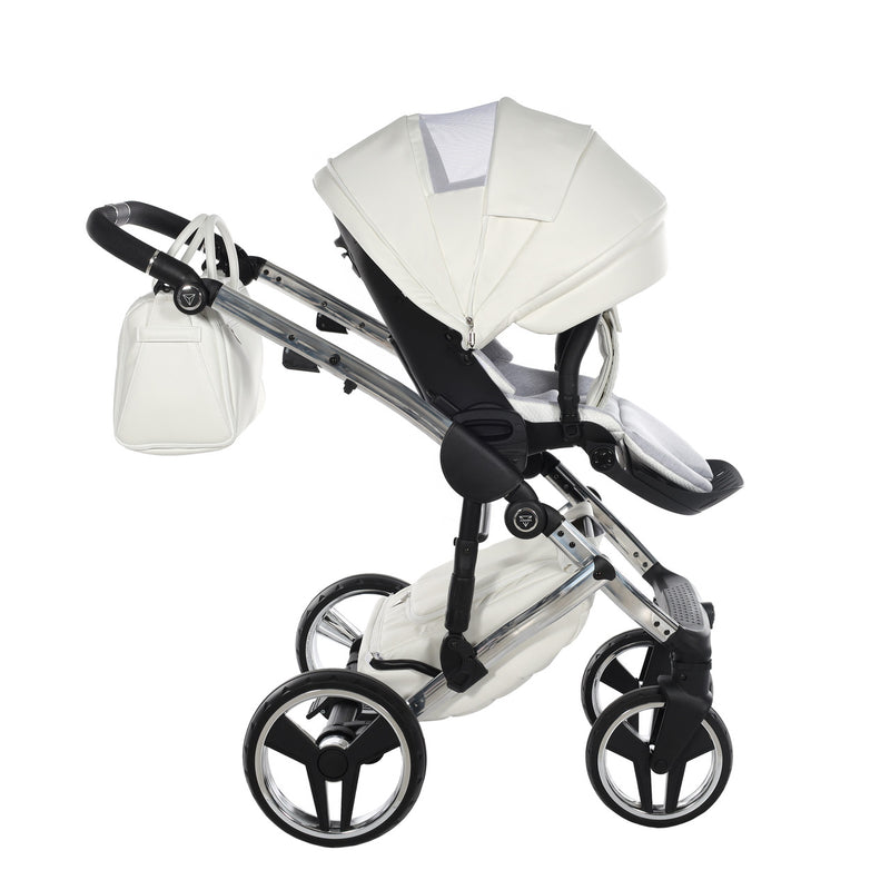 JUNAMA FLUO INDIVIDUAL WHITE SILVER - 3IN1 (INCLUDES CAR SEAT)