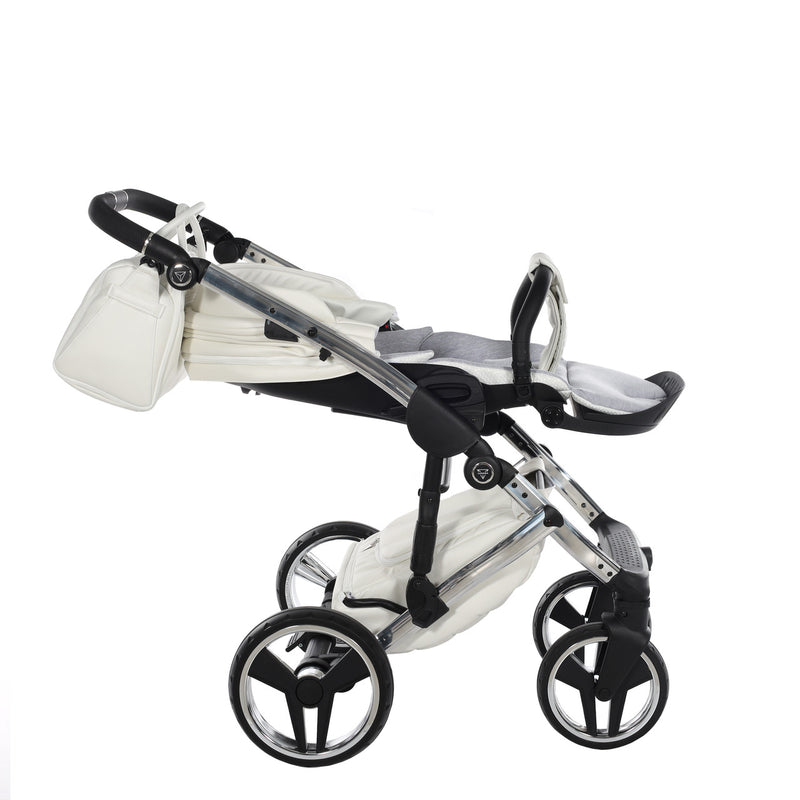 JUNAMA FLUO INDIVIDUAL WHITE SILVER - 3IN1 (INCLUDES CAR SEAT)