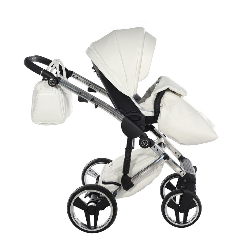 JUNAMA FLUO INDIVIDUAL WHITE SILVER - 3IN1 (INCLUDES CAR SEAT)