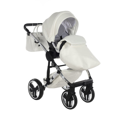 JUNAMA FLUO INDIVIDUAL WHITE SILVER - 3IN1 (INCLUDES CAR SEAT)