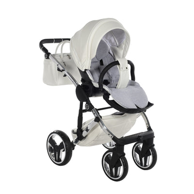 JUNAMA FLUO INDIVIDUAL WHITE SILVER - 3IN1 (INCLUDES CAR SEAT)