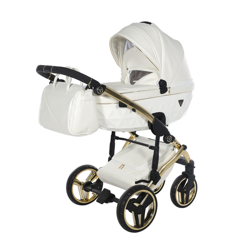 JUNAMA FLUO INDIVIDUAL WHITE GOLD - 4IN1 (INCLUDES CAR SEAT & ISOFIX BASE)