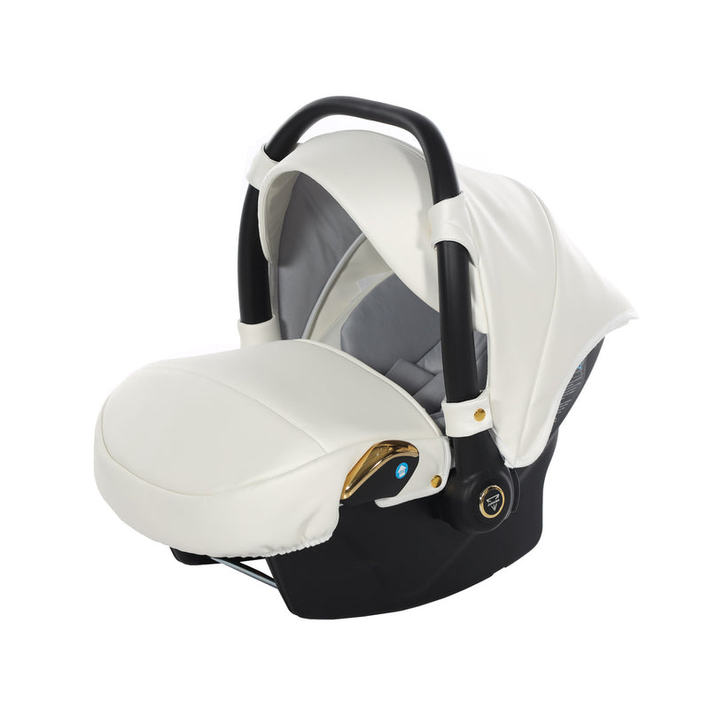 JUNAMA FLUO INDIVIDUAL WHITE GOLD - 4IN1 (INCLUDES CAR SEAT & ISOFIX BASE)