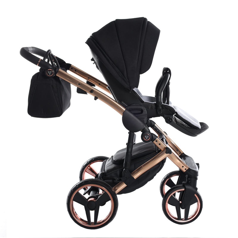 JUNAMA FLUO INDIVIDUAL MIRROR BLACK ROSE GOLD - 3IN1 (INCLUDES CAR SEAT)