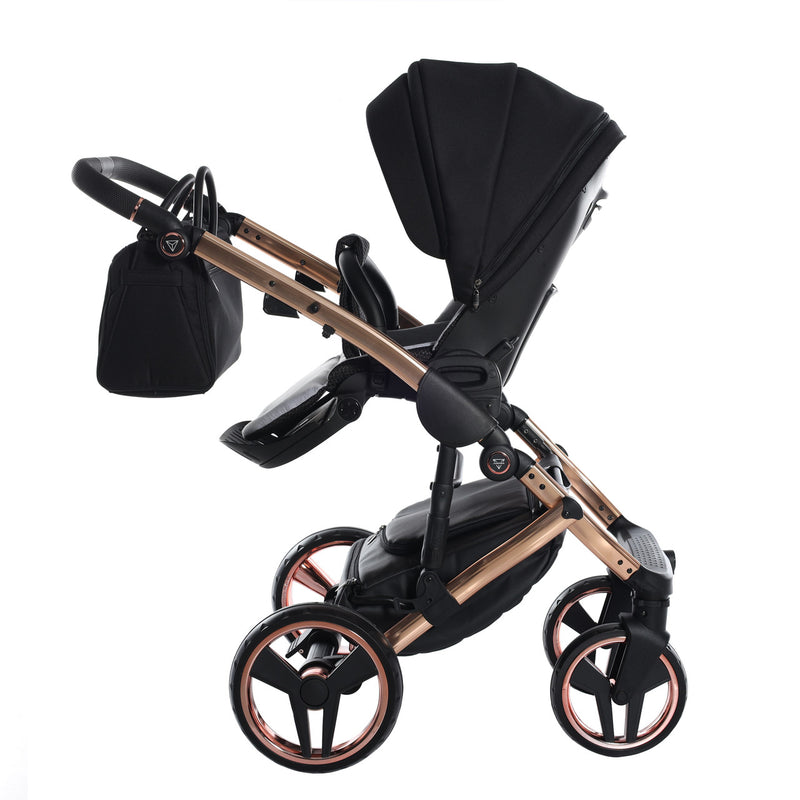 JUNAMA FLUO INDIVIDUAL MIRROR BLACK ROSE GOLD - 3IN1 (INCLUDES CAR SEAT)