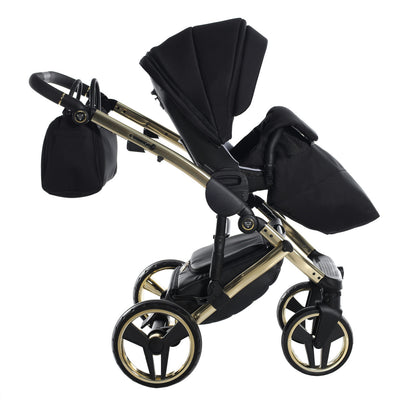 JUNAMA FLUO INDIVIDUAL MIRROR BLACK GOLD - 3IN1 (INCLUDES CAR SEAT)