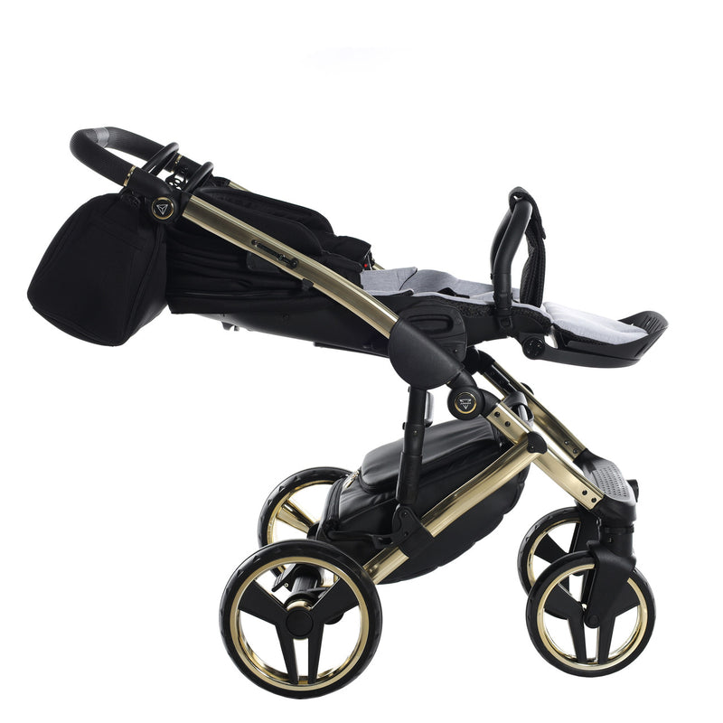 JUNAMA FLUO INDIVIDUAL MIRROR BLACK GOLD - 3IN1 (INCLUDES CAR SEAT)