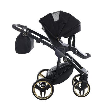 JUNAMA FLUO INDIVIDUAL SATIN BLACK GOLD - 3IN1 (INCLUDES CAR SEAT)