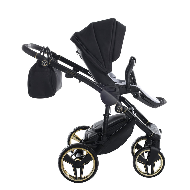 JUNAMA FLUO INDIVIDUAL SATIN BLACK GOLD - 3IN1 (INCLUDES CAR SEAT)