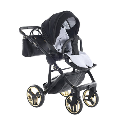 JUNAMA FLUO INDIVIDUAL SATIN BLACK GOLD - 3IN1 (INCLUDES CAR SEAT)