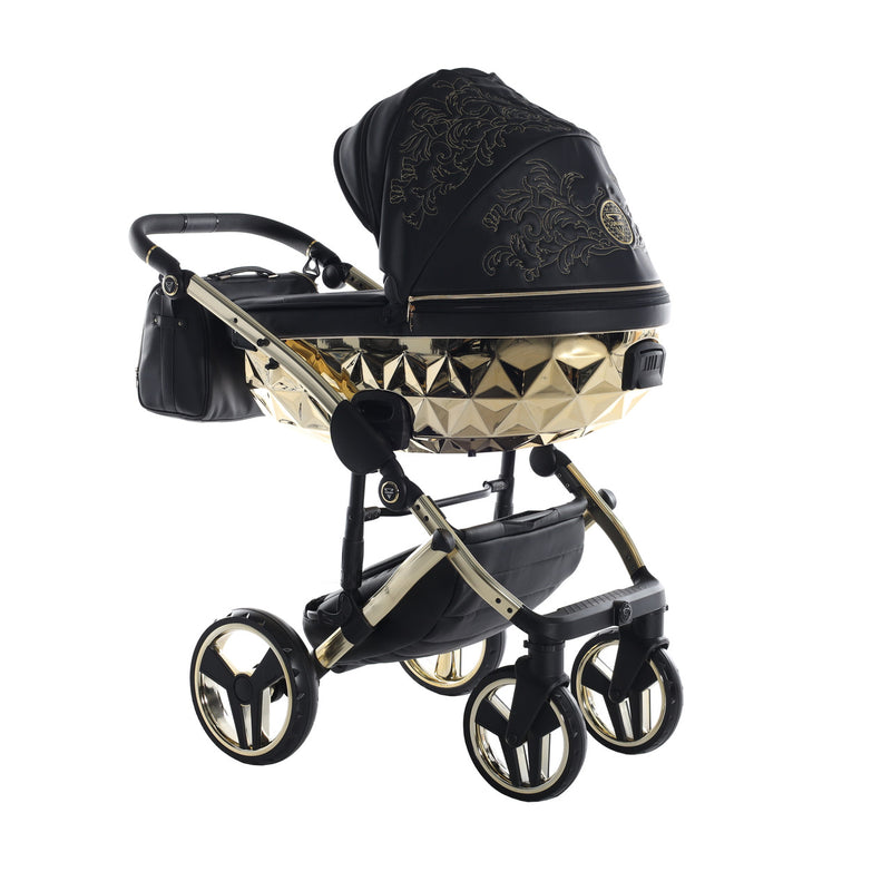 JUNAMA HANDCRAFT ENZO BLACK GOLD - 3IN1 (INCLUDES CAR SEAT)