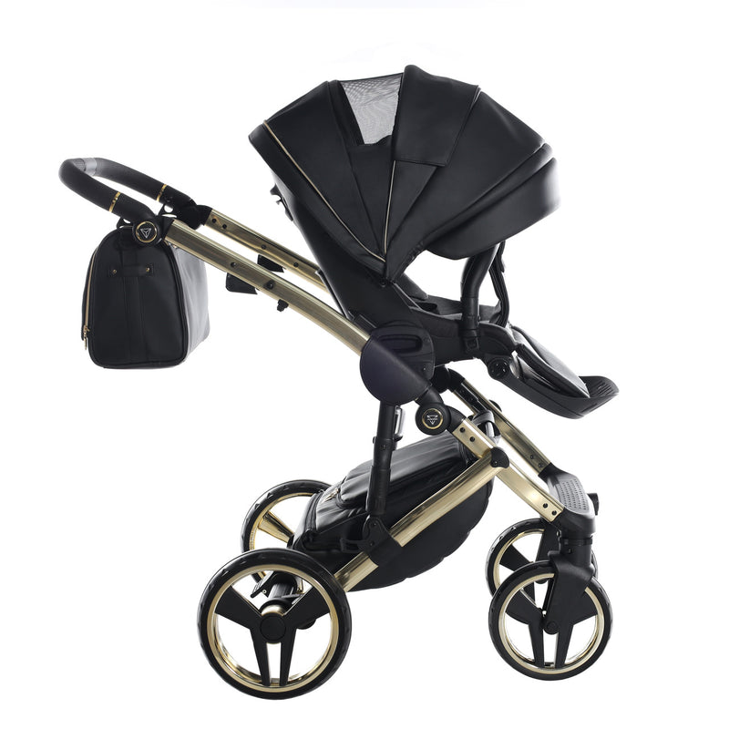 JUNAMA HANDCRAFT ENZO BLACK GOLD - 3IN1 (INCLUDES CAR SEAT)