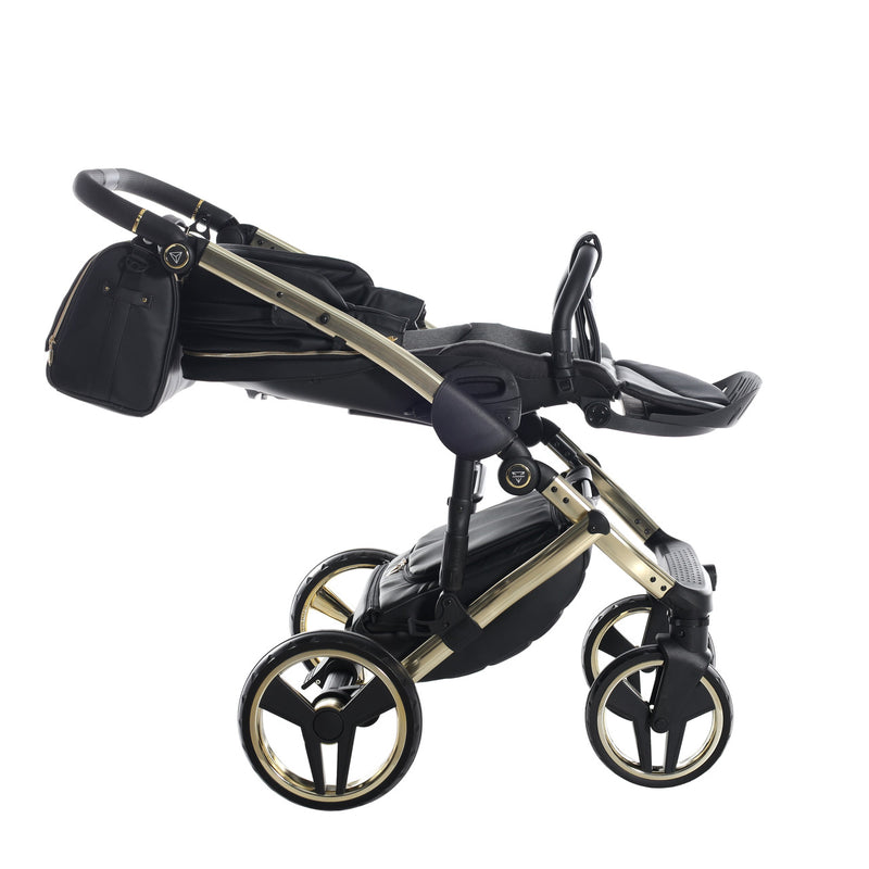 JUNAMA HANDCRAFT ENZO BLACK GOLD - 3IN1 (INCLUDES CAR SEAT)