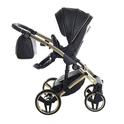 JUNAMA HANDCRAFT ENZO BLACK GOLD - 3IN1 (INCLUDES CAR SEAT)