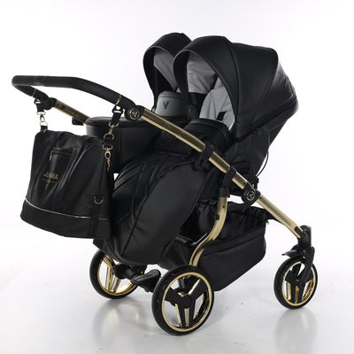 JUNAMA COMPACT DUO BLACK ECO - 4IN1 (INCLUDES 2 X CAR SEAT & 2 X ISOFIX BASE)