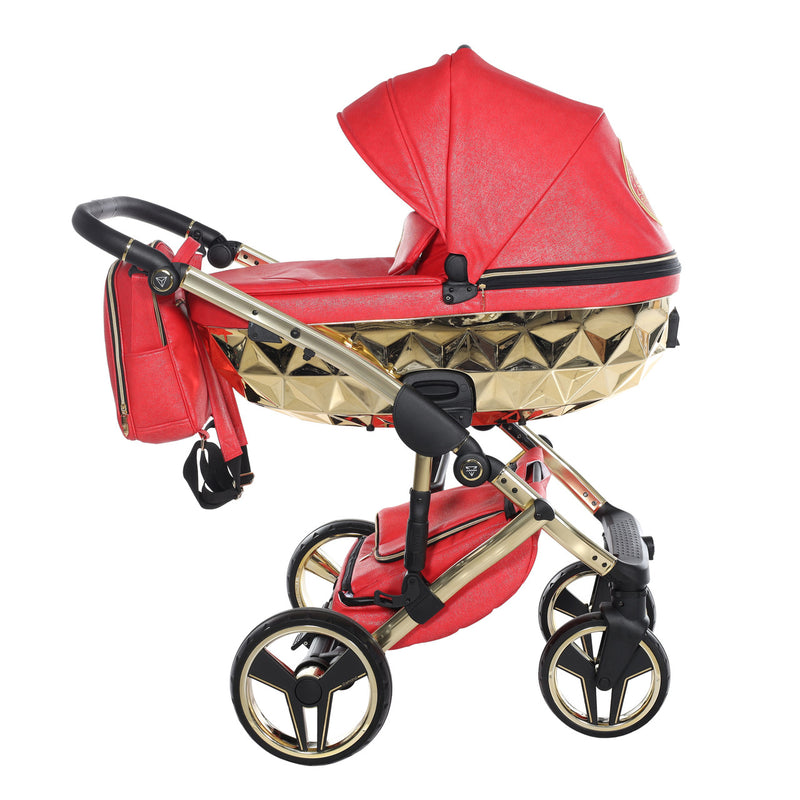 JUNAMA HANDCRAFT FERO RUBY - 4IN1 (INCLUDES CAR SEAT & ISOFIX BASE)