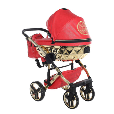 JUNAMA HANDCRAFT FERO RUBY - 4IN1 (INCLUDES CAR SEAT & ISOFIX BASE)