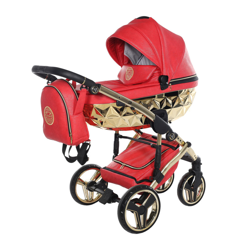 JUNAMA HANDCRAFT FERO RUBY - 4IN1 (INCLUDES CAR SEAT & ISOFIX BASE)