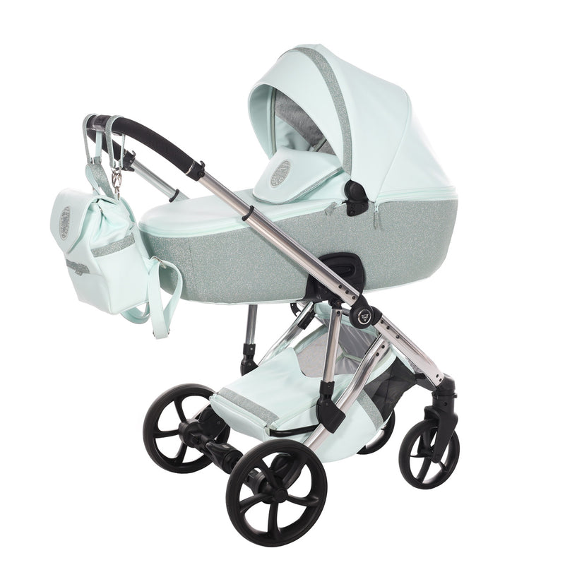 JUNAMA GLITTER ECO MINT - 4IN1 (INCLUDES CAR SEAT & ISOFIX BASE)