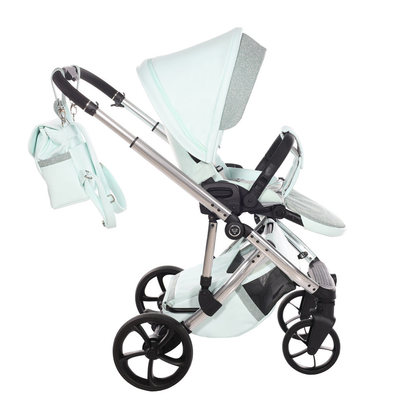 JUNAMA GLITTER ECO MINT - 4IN1 (INCLUDES CAR SEAT & ISOFIX BASE)