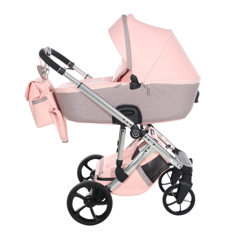 JUNAMA GLITTER ECO PINK - 4IN1 (INCLUDES CAR SEAT & ISOFIX BASE)