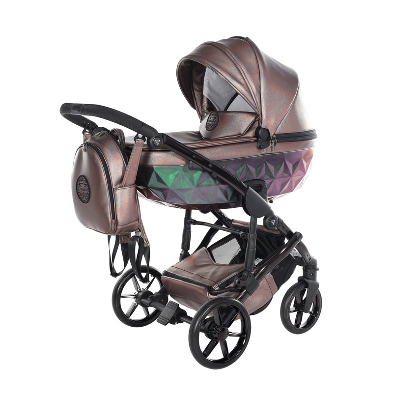 JUNAMA HANDCRAFT GLOSSY CHROMAFLAIR - 3IN1 (INCLUDES CAR SEAT)