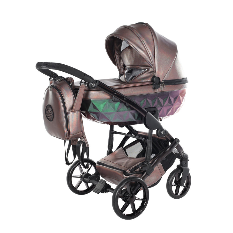 JUNAMA HANDCRAFT GLOSSY CHROMAFLAIR - 3IN1 (INCLUDES CAR SEAT)