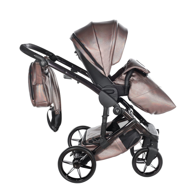 JUNAMA HANDCRAFT GLOSSY CHROMAFLAIR - 4IN1 (INCLUDES CAR SEAT & ISOFIX BASE)