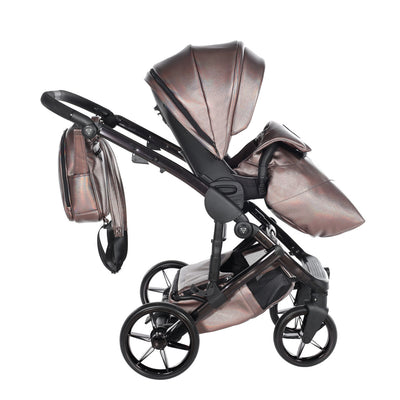 JUNAMA HANDCRAFT GLOSSY CHROMAFLAIR - 3IN1 (INCLUDES CAR SEAT)