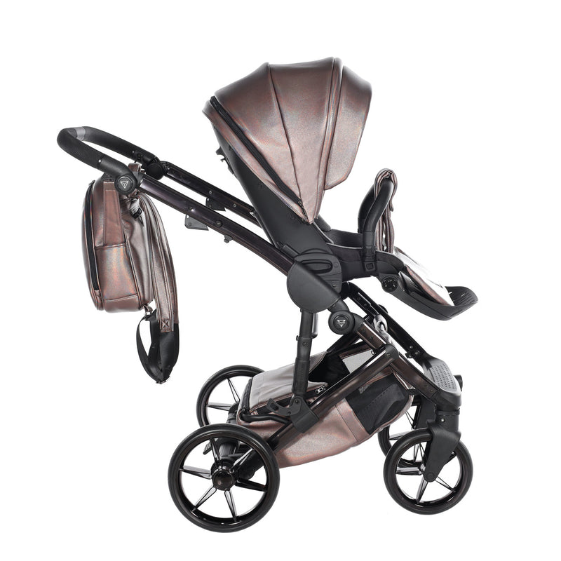 JUNAMA HANDCRAFT GLOSSY CHROMAFLAIR - 3IN1 (INCLUDES CAR SEAT)