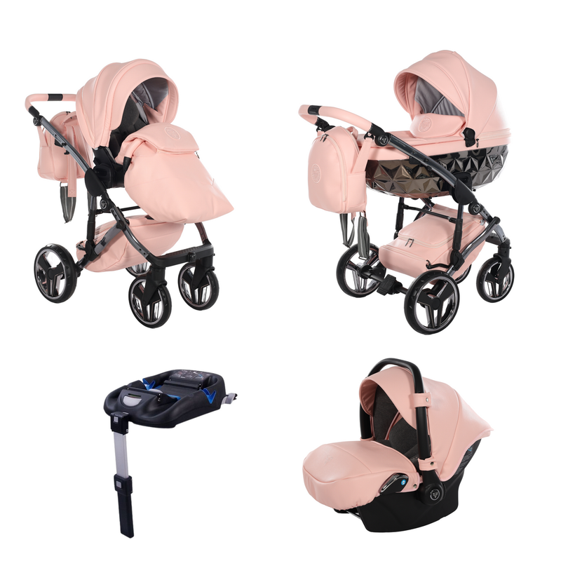 JUNAMA HANDCRAFT APRICOT - 4IN1 (INCLUDES CAR SEAT & ISOFIX BASE)