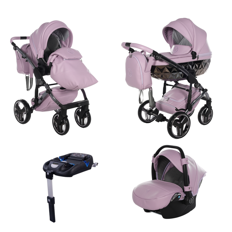 JUNAMA HANDCRAFT VIOLET - 4IN1 (INCLUDES CAR SEAT & ISOFIX BASE)