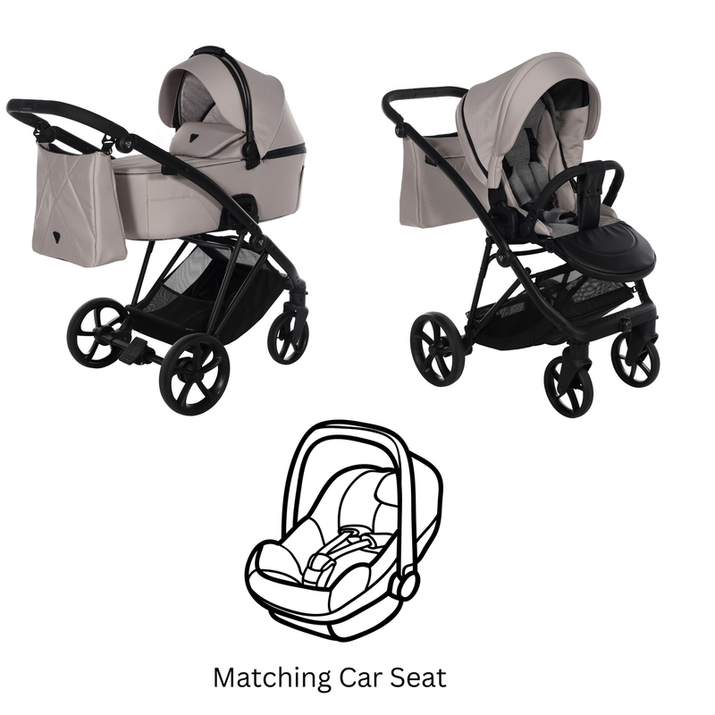 JUNAMA AIR V3 BEIGE - 3IN1 (INCLUDES CAR SEAT)