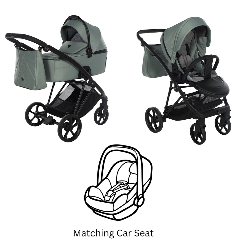 JUNAMA AIR V3 GREEN - 3IN1 (INCLUDES CAR SEAT)