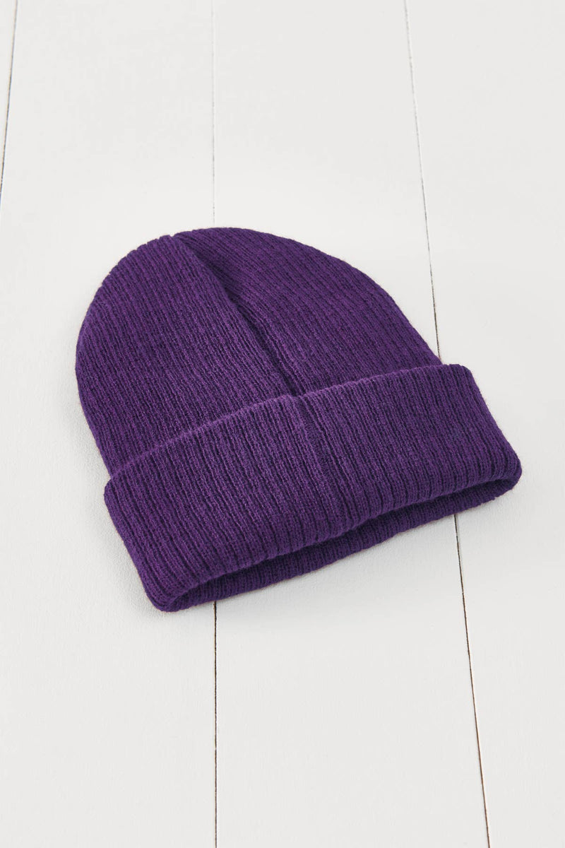 Grass & Air - Icelandic Amethyst Purple Beanie