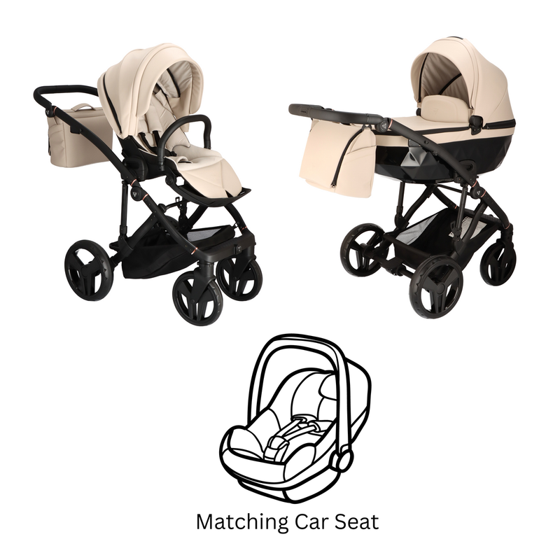 JUNAMA CLASSIC BEIGE - 3IN1 (INCLUDES CAR SEAT)