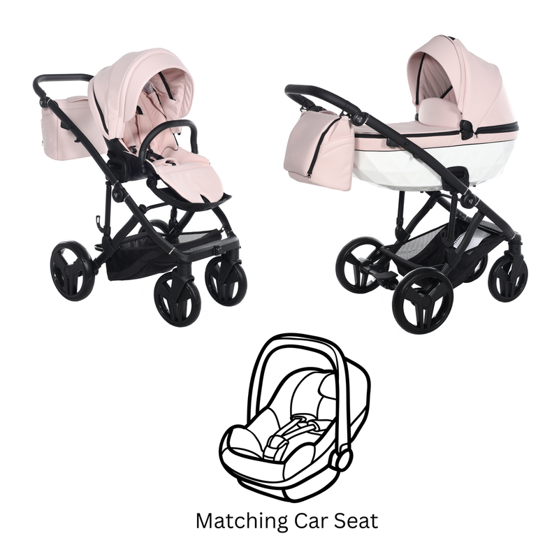 JUNAMA CLASSIC PINK - 3IN1 (INCLUDES CAR SEAT)