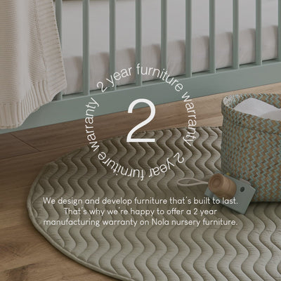 CuddleCo - Nola Cot bed - Sage Green